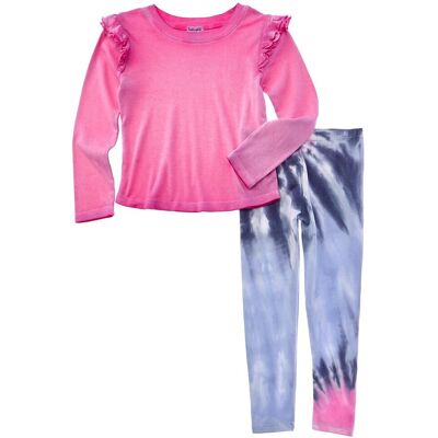 Splendid 2pc Blooming Tie-Dye Top & Legging Set Pink 6-12M Splendid 2pc Blooming Tie-Dye Top & Legging Set Pink 6-12M