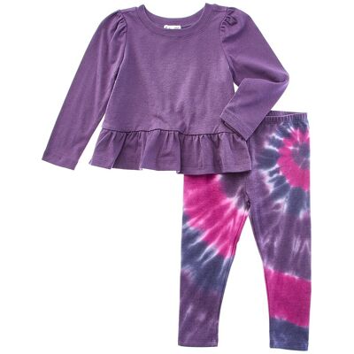Splendid 2pc Disco Tie-Dye Top & Legging Set NoColor 6-12M Splendid 2pc Disco Tie-Dye Top & Legging Set NoColor 6-12M