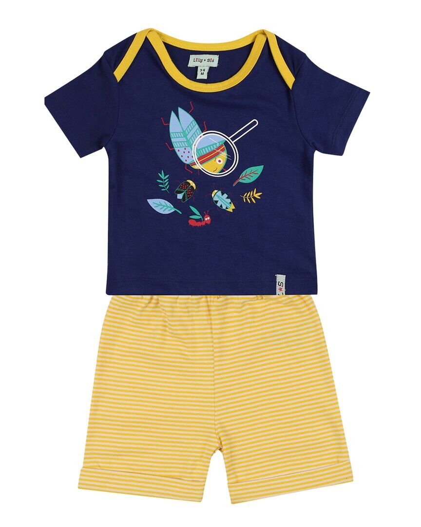 Lilly + Sid Lilly and Sid Bugs Jersey Short Set NoColor 12-18 Months