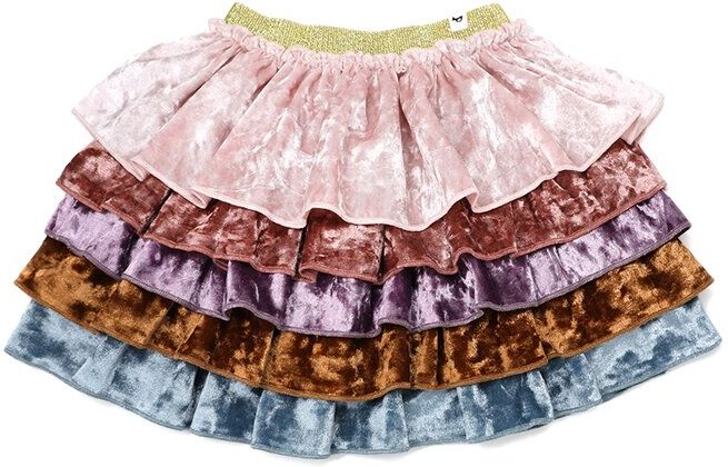 oh baby! Velvet Layered Skirt NoColor 12-18