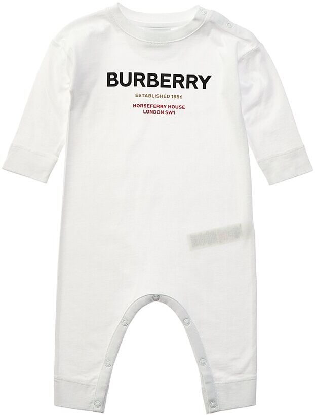 Burberry Logo Bodysuit White 12M