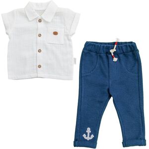 Andywawa Marine Collar Outfit White 3M-6M