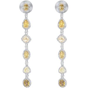 Diana M. Fine Jewelry 18K 7.30 ct. tw. Diamond Earrings NoColor NoSize