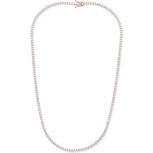 Diana M. Fine Jewelry 14K Rose Gold 8.00 ct. tw. Diamond Tennis Necklace NoColor NoSize