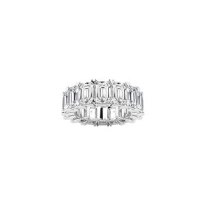 Lab Grown Diamonds Platinum 12.00 ct. tw. Lab Grown Diamond Eternity Ring NoColor 6