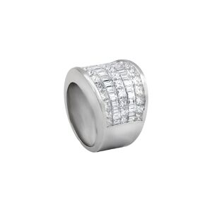 Diana M. Fine Jewelry 18K 5.00 ct. tw. Diamond Half-Set Ring NoColor 7