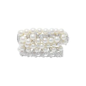 Diana M. Fine Jewelry 18K 3.00 ct. tw. Diamond Pearl Bracelet NoColor NoSize