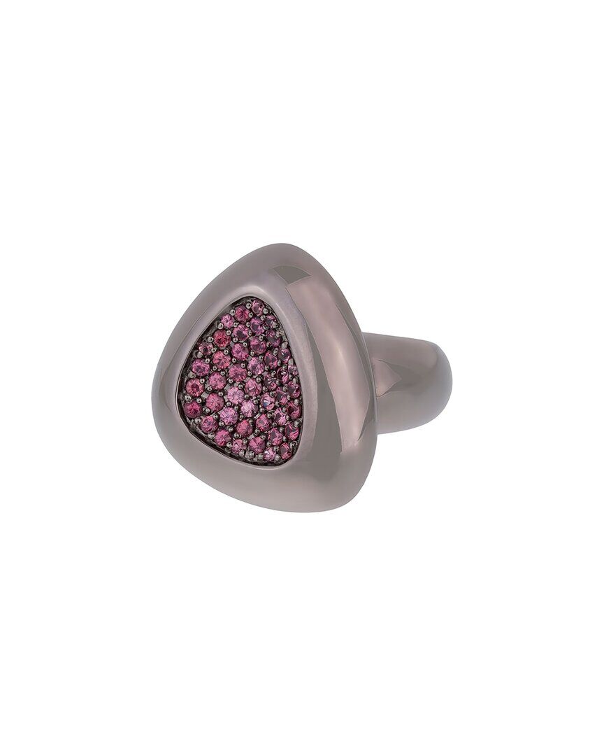 Roberto Coin Silver 0.60 ct. tw. Pink Sapphire Capri Plus Ring (Authentic Pre- Owned) NoColor 6.25