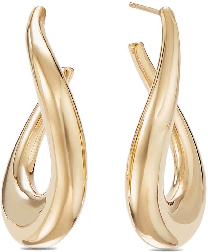 Lana Jewelry 14K Graduated Hoops Gold NoSize