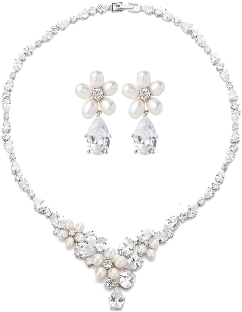 Eye Candy LA CZ Crystal Necklace Set NoColor NoSize