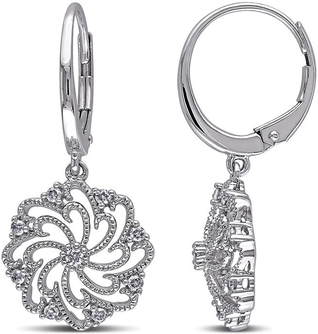 Rina Limor 10K 0.24 ct. tw. Diamond Floral Earrings NoColor NoSize