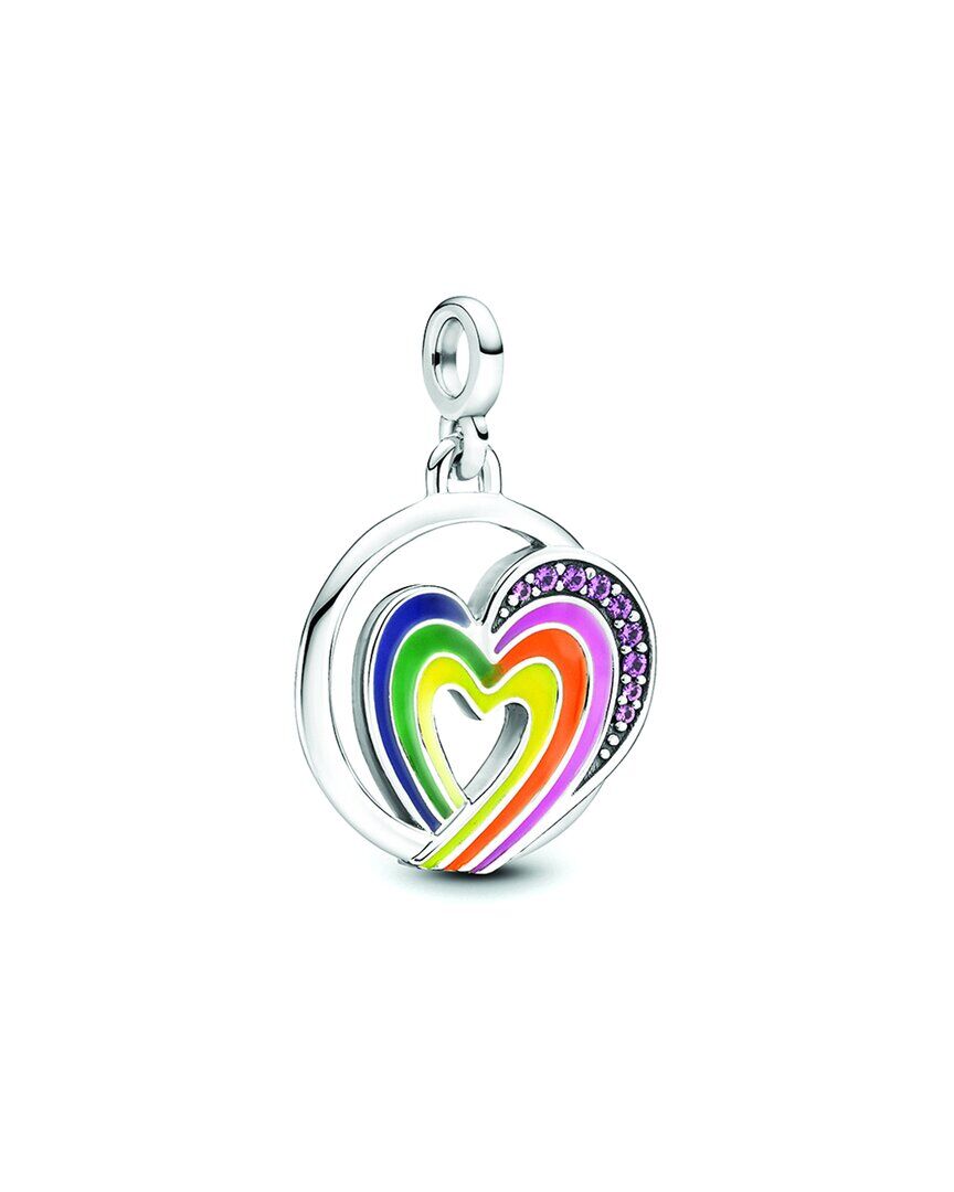 Pandora ME Silver Rainbow Heart Charm NoColor NoSize