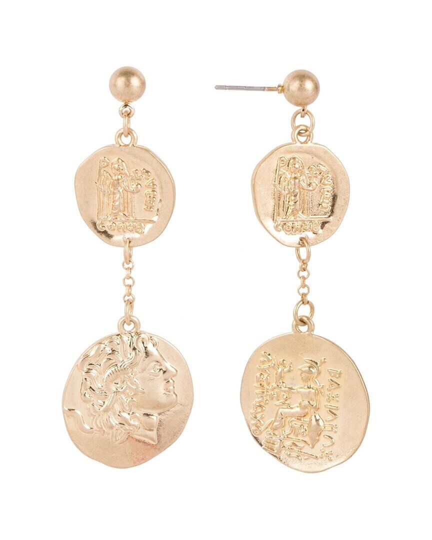 SAACHI Earrings Coin Necklace and Earring Gift Set NoColor NoSize