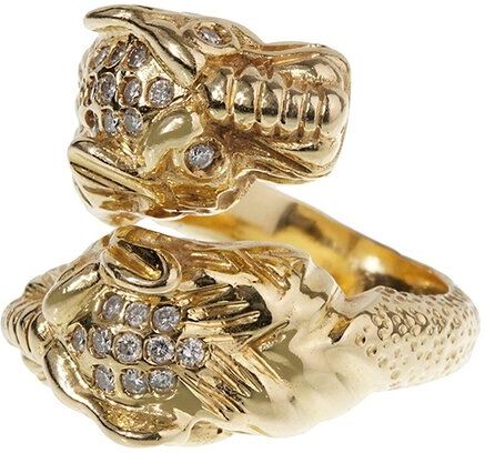 Gucci 18K 0.40 ct. tw. Diamond Tiger Ring (Authentic Pre-Owned) NoColor 7