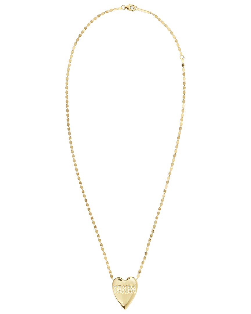 Lana Jewelry 14K Taken Heart Necklace Gold NoSize