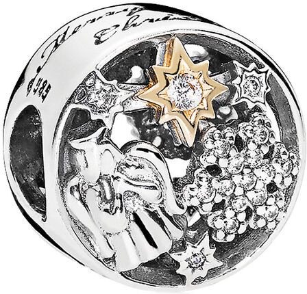 Pandora 14K & Silver CZ Celestial Wonders Charm NoColor NoSize