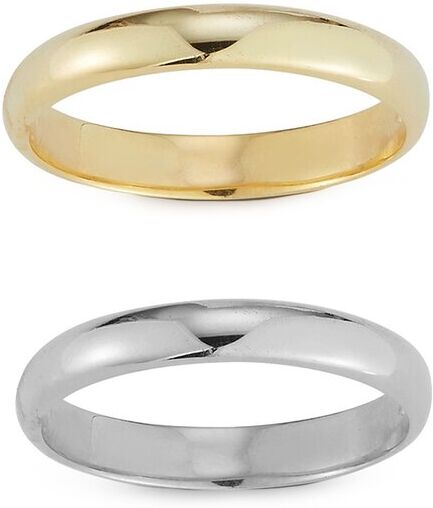 Chloe and Madison 14K Over Silver Ring Set NoColor 7