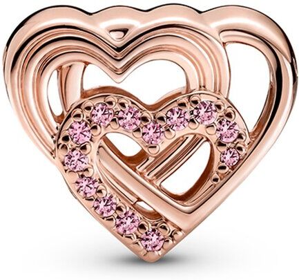 Pandora Moments 14K Rose Gold Plated CZ Heart Fancy Fairy Tale Charm NoColor NoSize