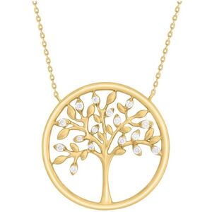 Sabrina Designs 14K 0.01 ct. tw. Diamond Tree of Life Necklace NoColor NoSize