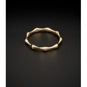 14K Italian Gold Bamboo Ring NoColor 8