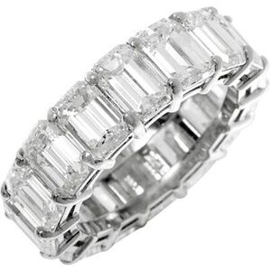 Diana M. Fine Jewelry 18K 15.17 ct. tw. Diamond Eternity Ring NoColor 6