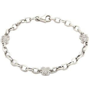 Diamond Select Cuts 0.08 ct. tw. Diamond Silver Bracelet NoColor NoSize