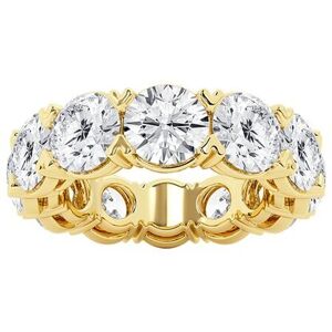 Lab Grown Diamonds 14K 10.00 ct. tw. Lab Grown Diamond Eternity Ring NoColor NoSize
