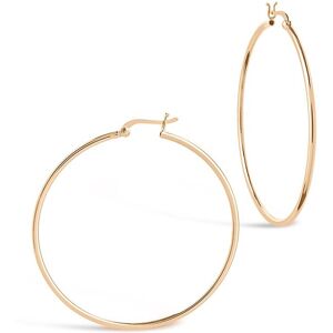 Sterling Forever 14K Rose Gold Vermeil Hoops NoColor NoSize