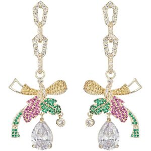 Eye Candy LA The Luxe Collection CZ Summer Bow Statement Earrings NoColor NoSize