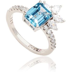 Suzy Levian Silver CZ Ring NoColor 8.5