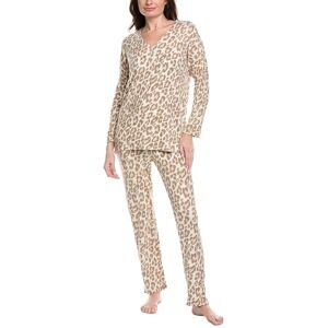 N Natori 2pc Ombre Print Pajama Set White xs N Natori 2pc Ombre Print Pajama Set White xs