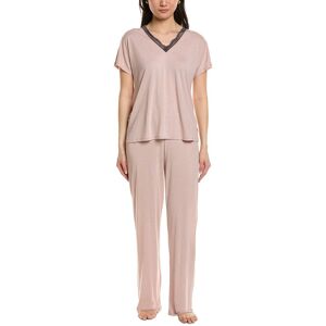 N Natori Dahlia Short Sleeve Pajama Set Pink XL N Natori Dahlia Short Sleeve Pajama Set Pink XL