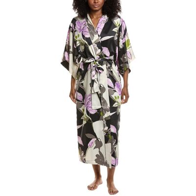 Natori Tsubaki Robe Black l Natori Tsubaki Robe Black l