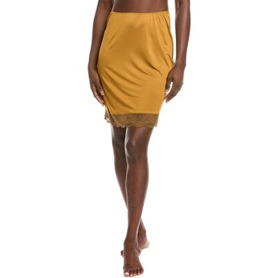 HANRO Lace Trim Half Slip Brown xs HANRO Lace Trim Half Slip Brown xs