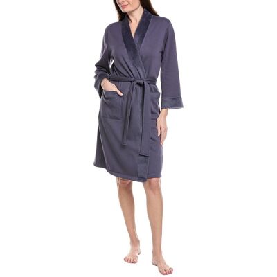 NATORI EDIT Nova Brushed Knit Robe Blue m NATORI EDIT Nova Brushed Knit Robe Blue m