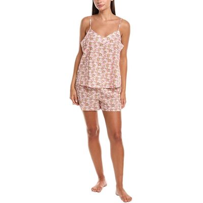 BedHead Pajamas 2pc Pajama Short Set Pink m BedHead Pajamas 2pc Pajama Short Set Pink m