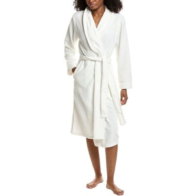 Ellen Tracy Plush Wrap Robe White l/xl Ellen Tracy Plush Wrap Robe White l/xl