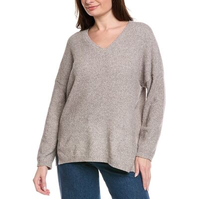 N Natori Aura V-Neck Top Brown l N Natori Aura V-Neck Top Brown l