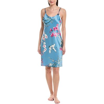 N Natori Sakura Satin Chemise Blue xs N Natori Sakura Satin Chemise Blue xs