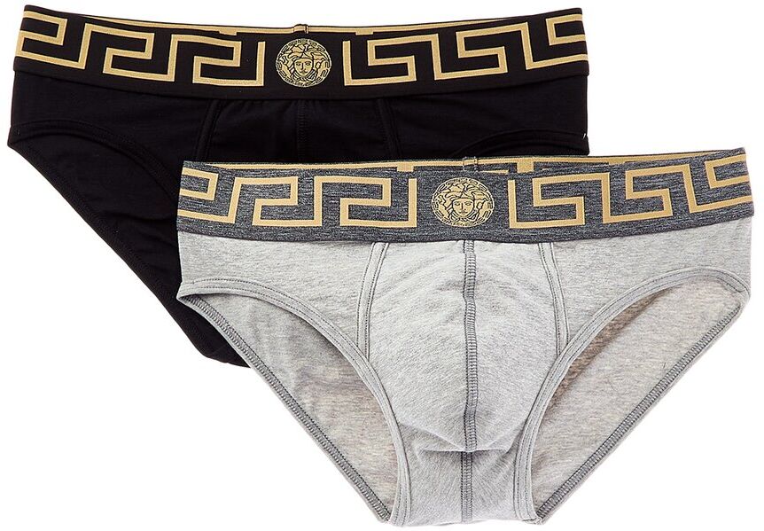 Versace 2pk Greca Border Brief NoColor 6