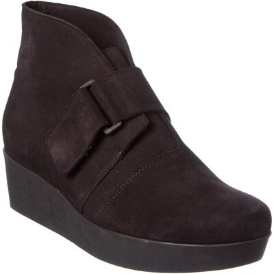 Arche Fujhey Suede Wedge Boot Black 36 Arche Fujhey Suede Wedge Boot Black 36