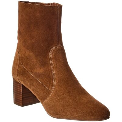 M by Bruno Magli June Suede Bootie Brown 9 M by Bruno Magli June Suede Bootie Brown 9