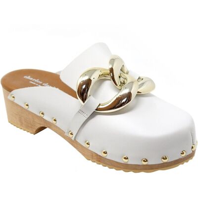 Charles David Siena Leather Clog NoColor 38 Charles David Siena Leather Clog NoColor 38