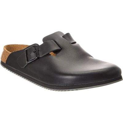 Birkenstock Professional Boston BS Leather Clog Black 41 Birkenstock Professional Boston BS Leather Clog Black 41
