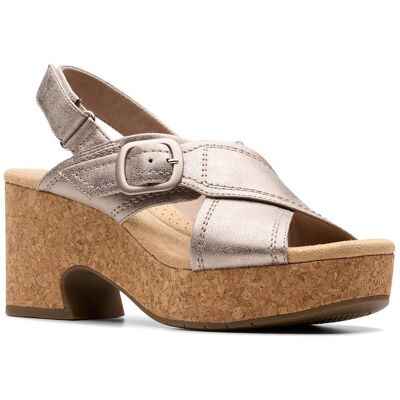 Clarks Nerisa Pace Sandal Metallic 5 Clarks Nerisa Pace Sandal Metallic 5