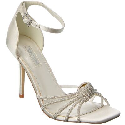 Dune London Morellas Satin Heeled Sandal White 41 Dune London Morellas Satin Heeled Sandal White 41