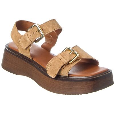Dune London Luno Suede Platform Sandal Beige 37 Dune London Luno Suede Platform Sandal Beige 37