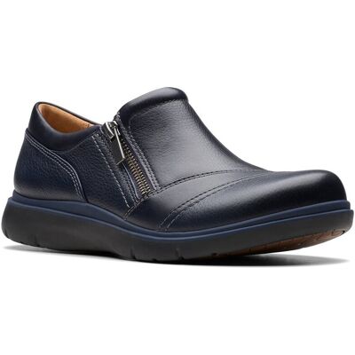 Clarks Certina Pure Leather Loafer Blue 6.5 Clarks Certina Pure Leather Loafer Blue 6.5