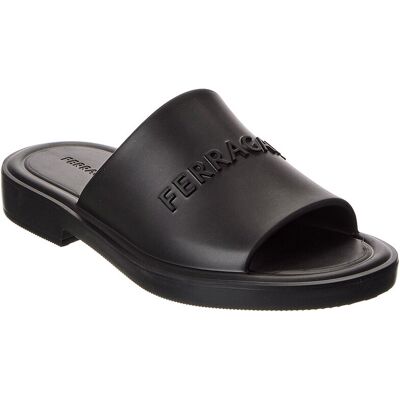 Ferragamo Giuneva Jelly Sandal Black 6 M Ferragamo Giuneva Jelly Sandal Black 6 M