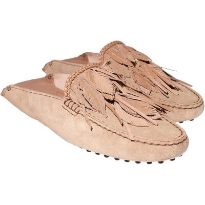 TOD's Feather Suede Loafer NoColor 35 TOD's Feather Suede Loafer NoColor 35